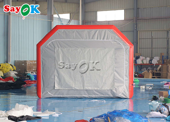 Tenda gonfiabile per esterni Tenda gonfiabile a tenuta stagna grigio Tenda gonfiabile a tenuta stagna a spruzzo Verniciatura auto