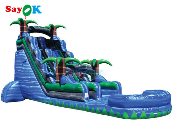 Grande scivolo gonfiabile commerciale rame marrone PVC scivolo acquatico casa rimbalzo esterno estivo