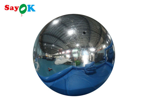 Sfera di specchio in oro grande in pvc in argento gonfiabile sfera di specchio gigante