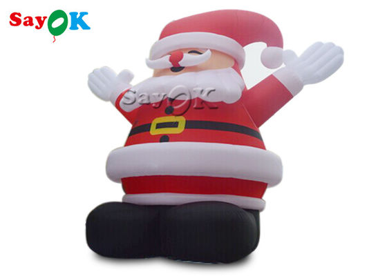Modello di Babbo Natale gonfiabile da 10 metri per la pubblicità